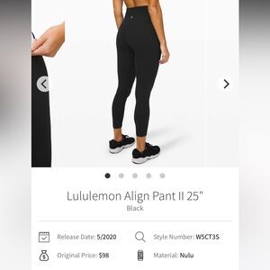 Lululemon align leggings